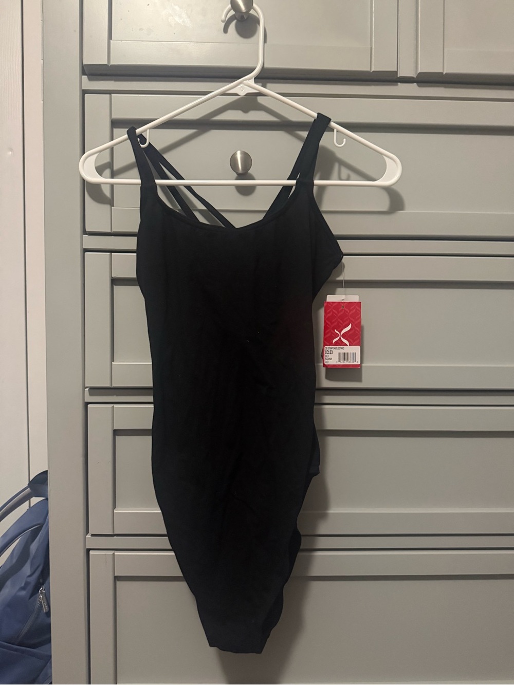 Capezio Black Dancewear Leotard with Thin Straps